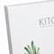 Watercolor Kitchen Herbs Handwritten Canvas Wall Art